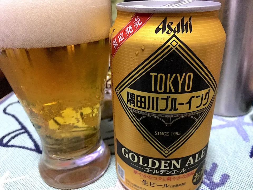 TOKYO 隅田川 ブルーイング アサヒビール #TOKYO隅田川ブルーイング #モルツ100  #ビール #隅田川ブルーイング  #アサヒビール #ゴールデンエール|sakumaさん