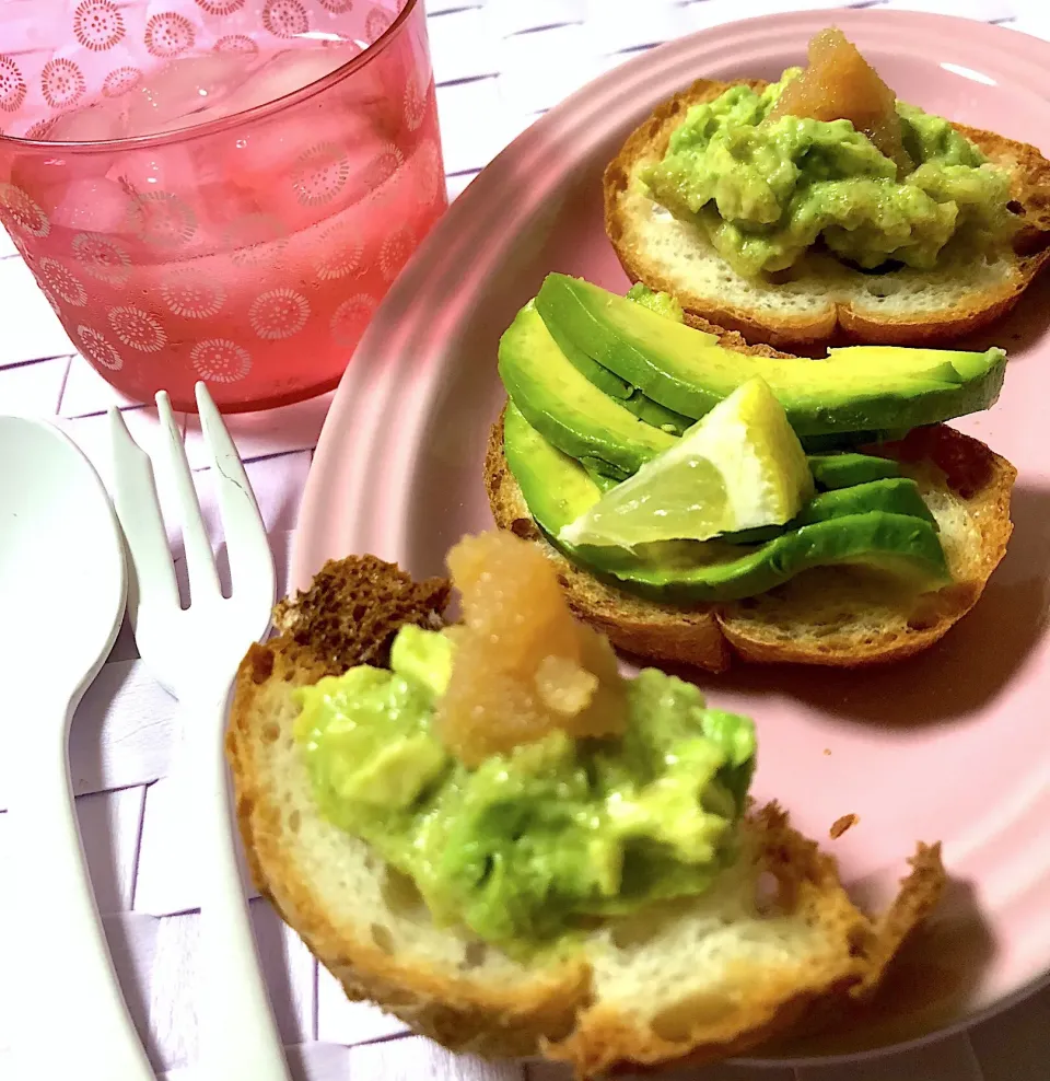 Bruschetta with Avocado, Cod roe/アボたらこブルスケッタ🥑|angiee♡さん