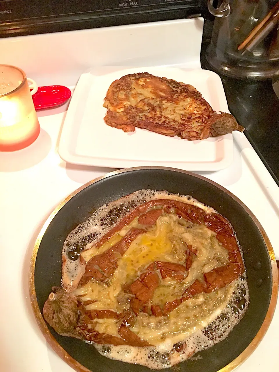 Snapdishの料理写真:Eggplant Frittata 🍆  #eggplant🍆  #tortangtalong  #friedeggplants #|🌺IAnneさん