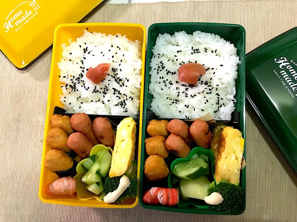 Snapdishの料理写真:のり巻きチキン弁当|mettiさん