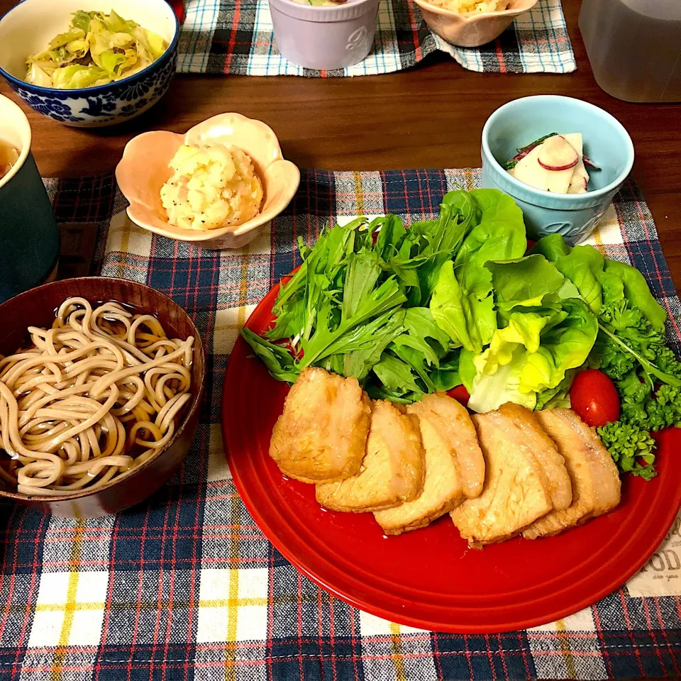 7.8夕飯 豚チャーシュー|ピカさん