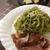 Snapdishの料理写真:ジェノベーゼのパスタ|Ryomaさん