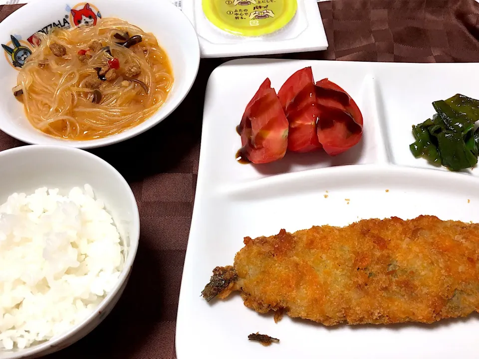 サンマのしそフライ
たもさんのピーマン
麻婆春雨|かなりんさん