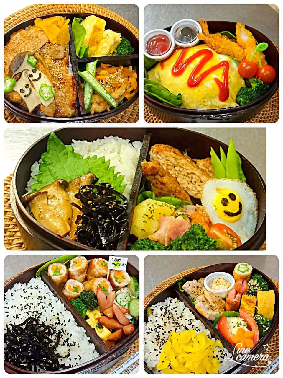 Ｊｋ１わっぱ弁当１週間ぶんまとめて。|omuさん