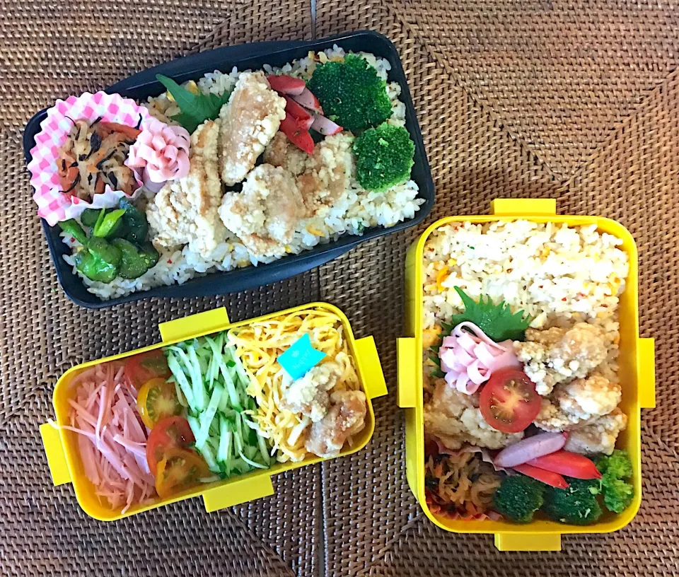 Snapdishの料理写真:#中高生弁当  #父ちゃん弁当  #のっけ弁当  #麺弁当|よちこさん