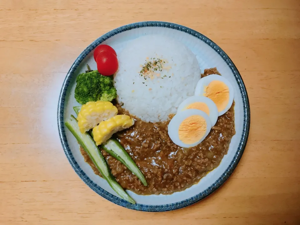 夏野菜のキーマカレー|ちゃみこさん