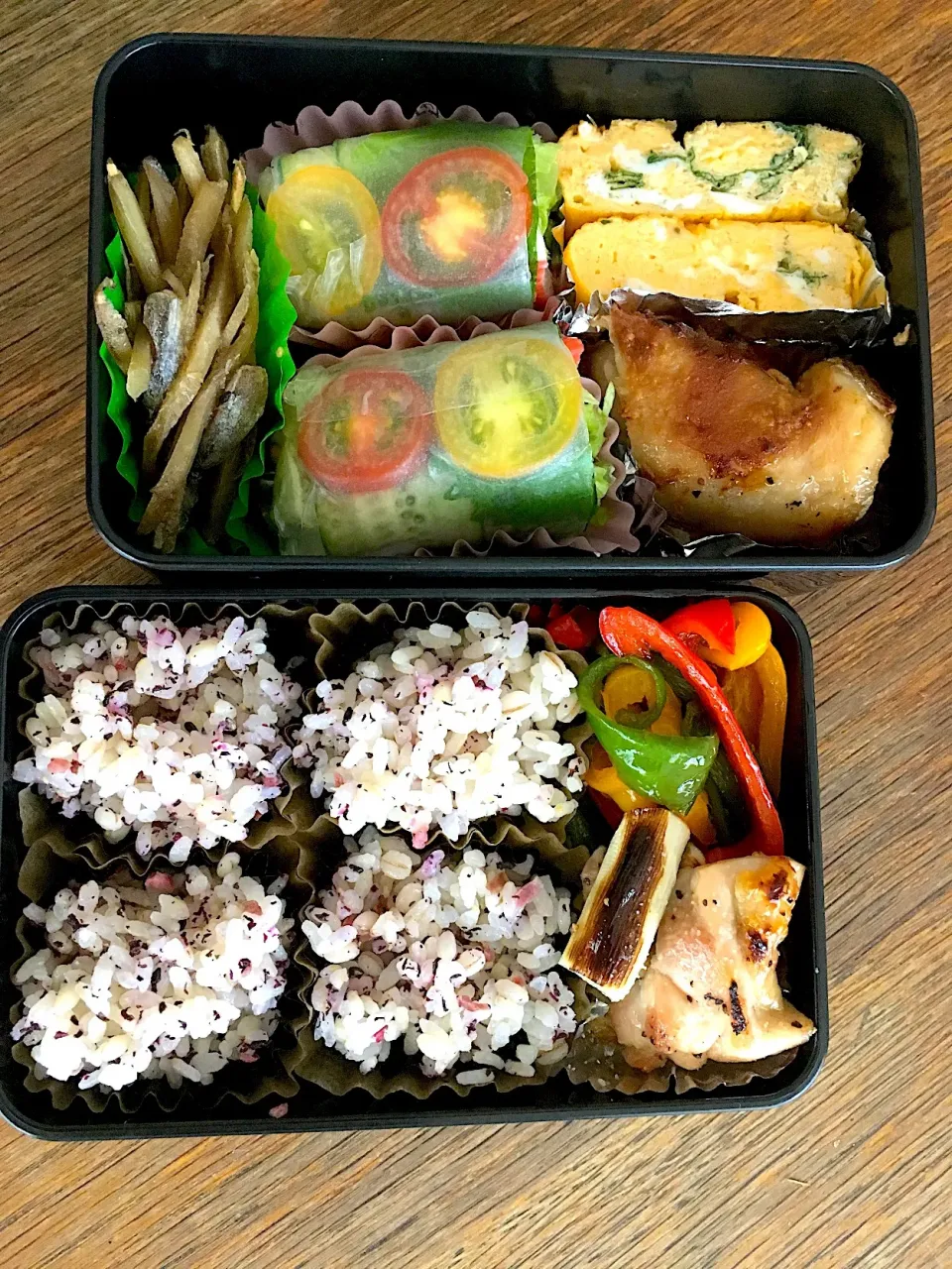 高1女子多品目弁当🍱🤗❣️|satoemiさん