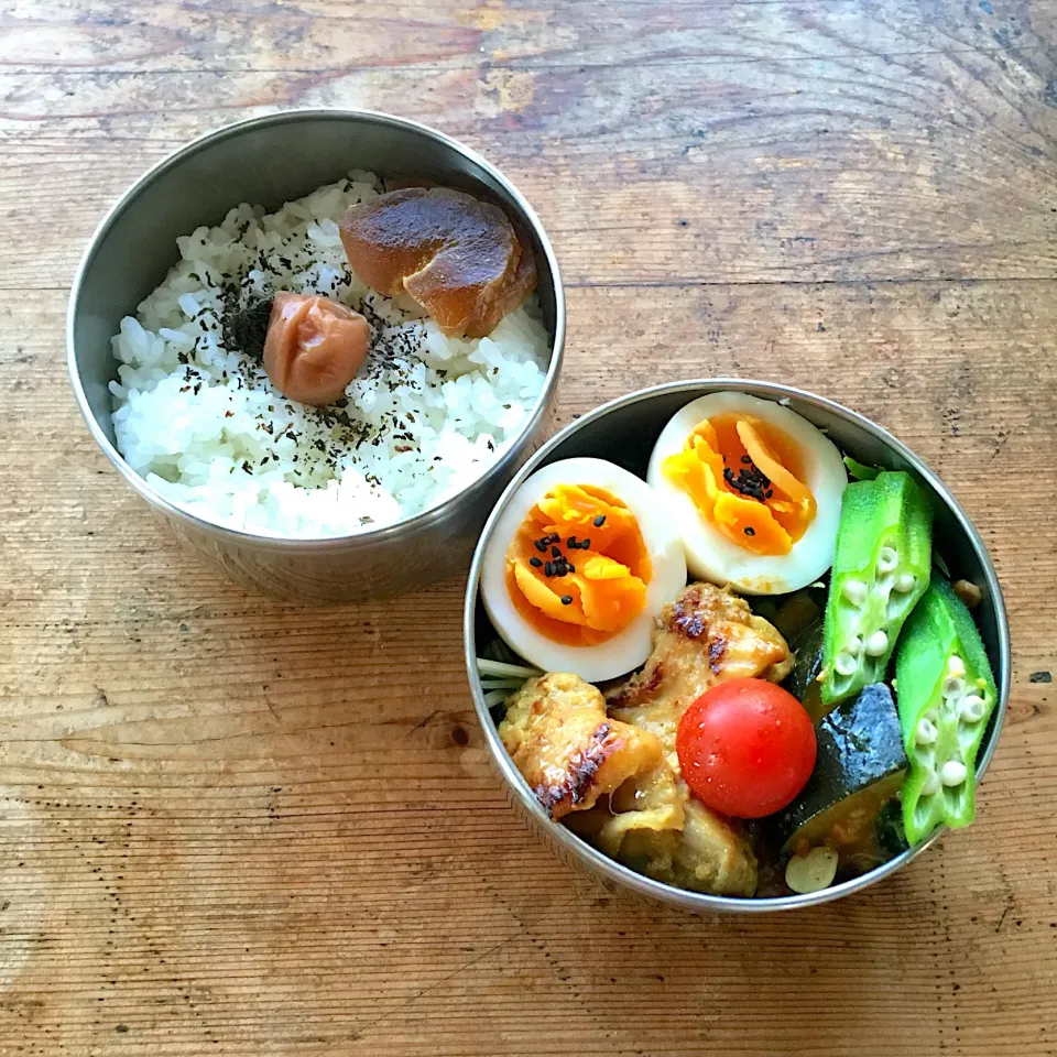 今日のお弁当‼︎10 July
 #お弁当  #弁当  #obento  #bento  #お弁当の記録  #野菜たっぷり  #タンドリーチキン風  #ゆる粕|Yoshinobu Nakagawaさん