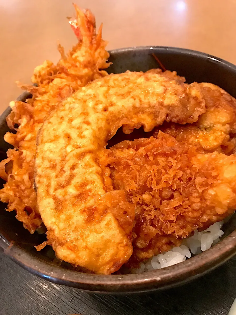 天丼にカボチャを追加！|Tomyさん