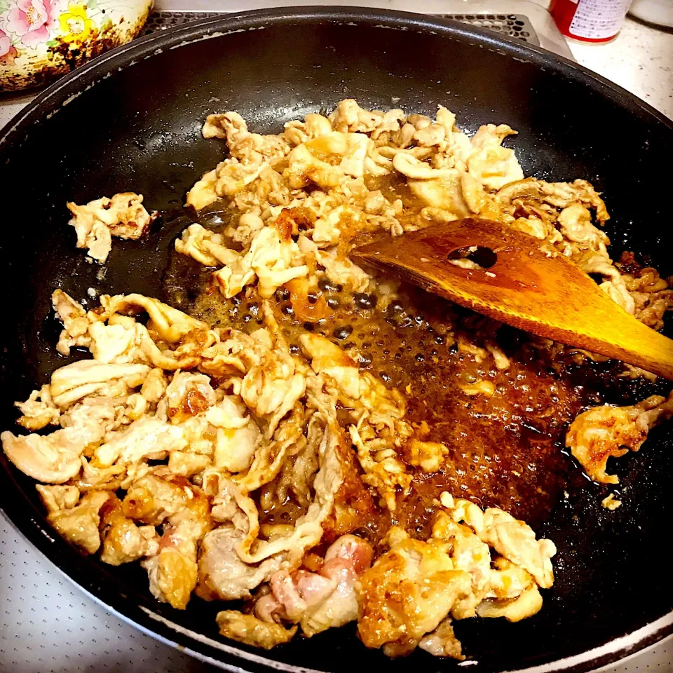 Snapdishの料理写真:豚肉の生姜焼き|Yasuhiro Uranakaさん