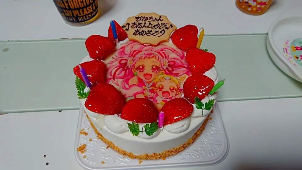 長女5歳誕生日ケーキ はぐっとプリキュア キュアエール&はぐたん|mky710801さん