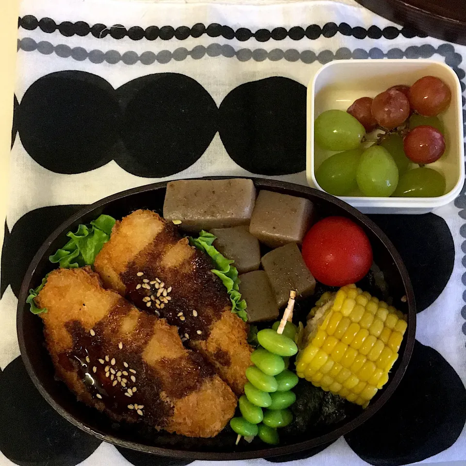 Snapdishの料理写真:#男子高校生弁当  #曲げわっぱ弁当  #のっけ弁当|さい。さん