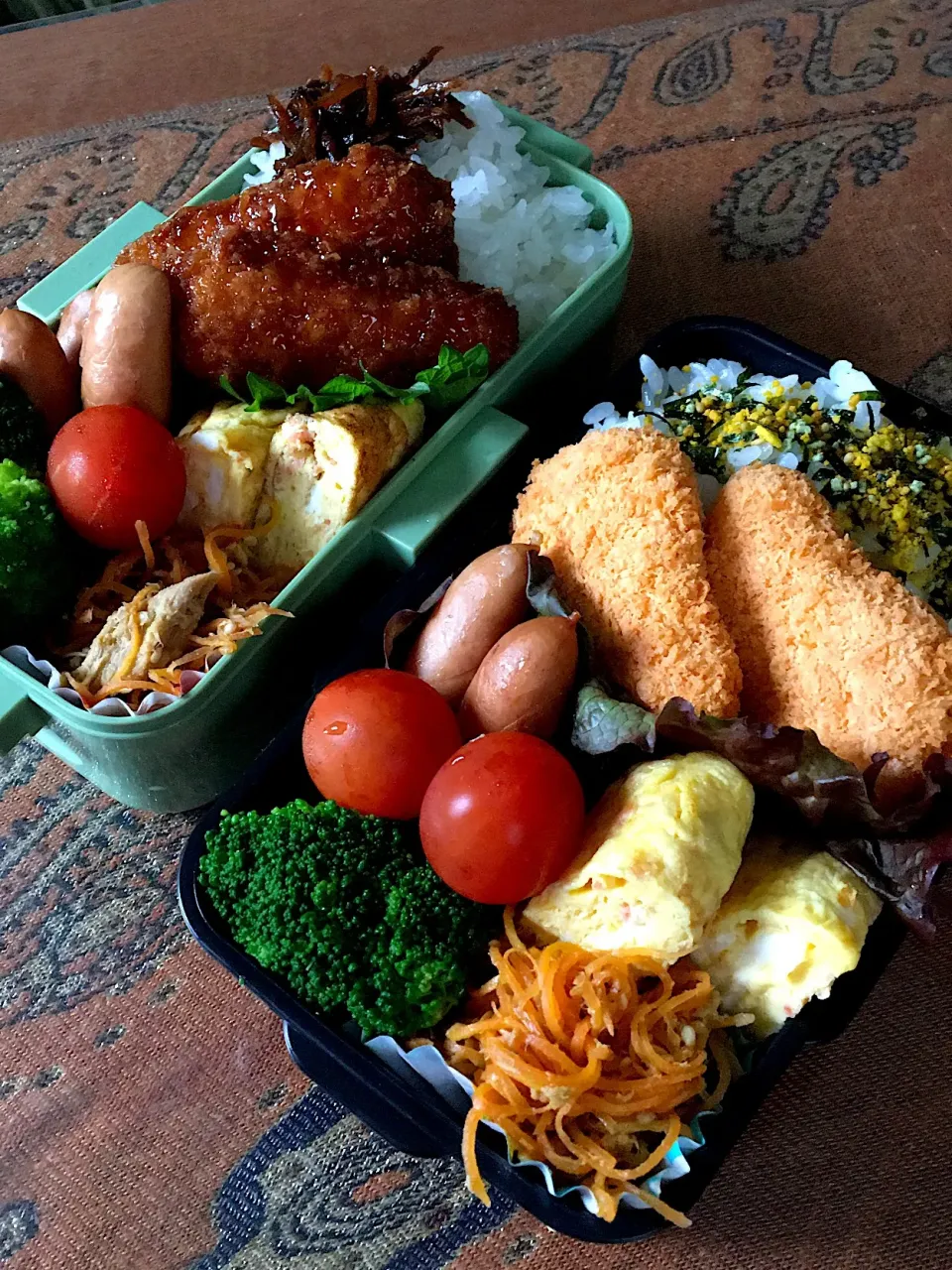 #お昼ごはん  #お弁当 

7.11 主人と息子のお弁当🍱|renharuruさん