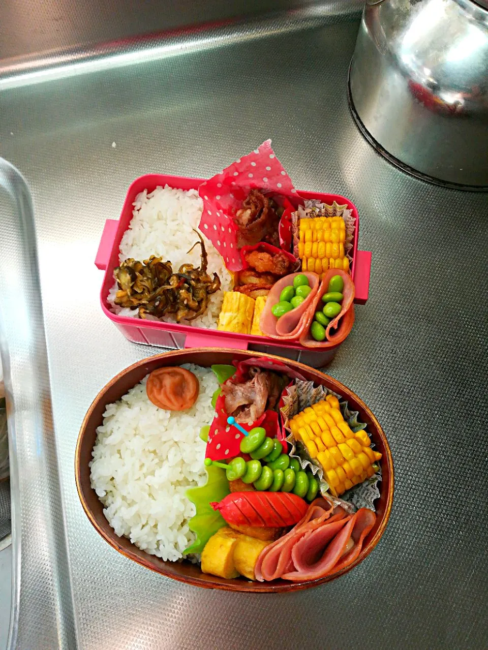 今日のお弁当 #男子高校生弁当 #わっぱ弁当 #親父弁当|Yukaさん