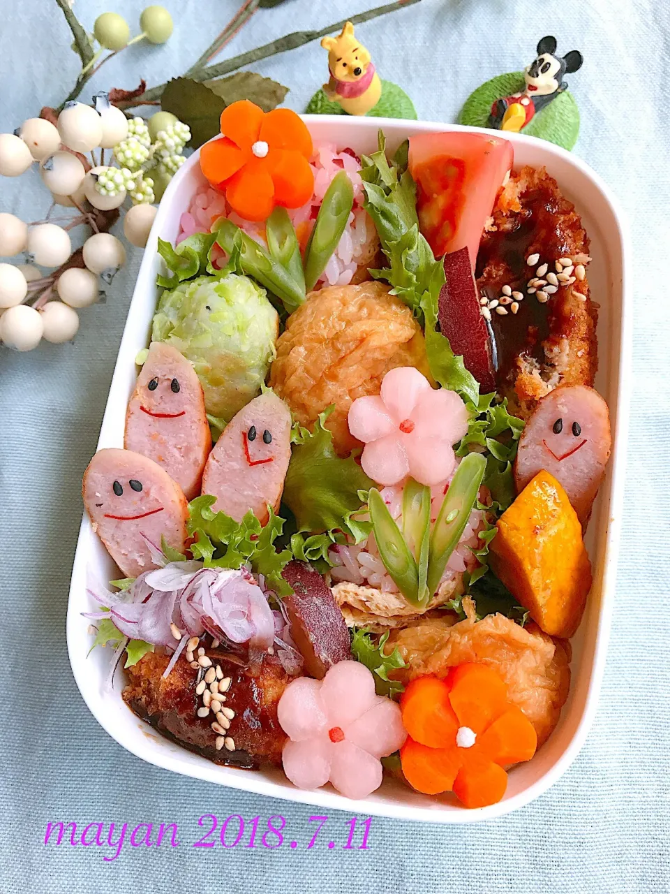 Snapdishの料理写真:いなり寿司お弁当🍱|まやさん