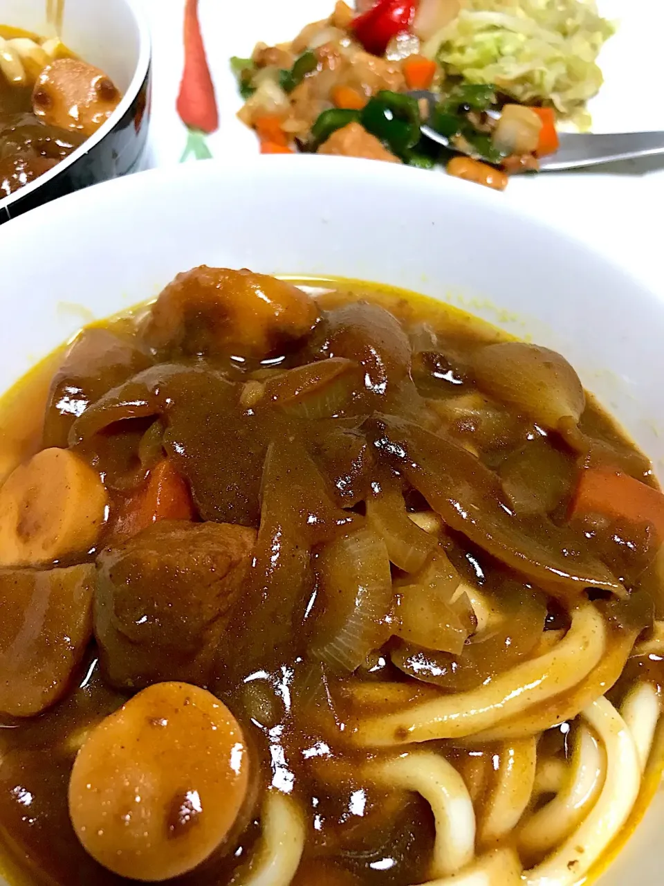 カレー南蛮うどん|シュトママさん