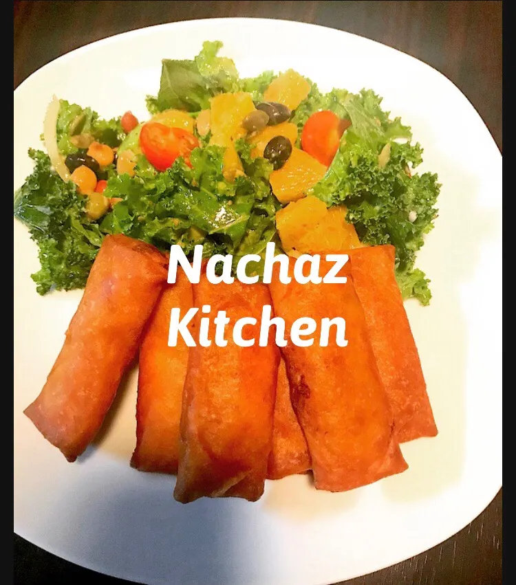 Spring rolls and kale salad|Nachaz Kitchenさん