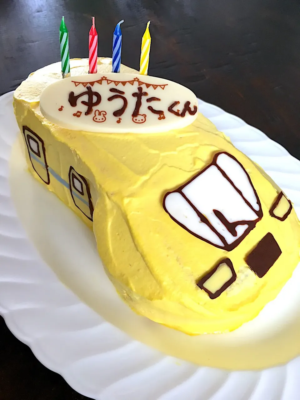 息子4歳バースデーケーキ|むつこさん