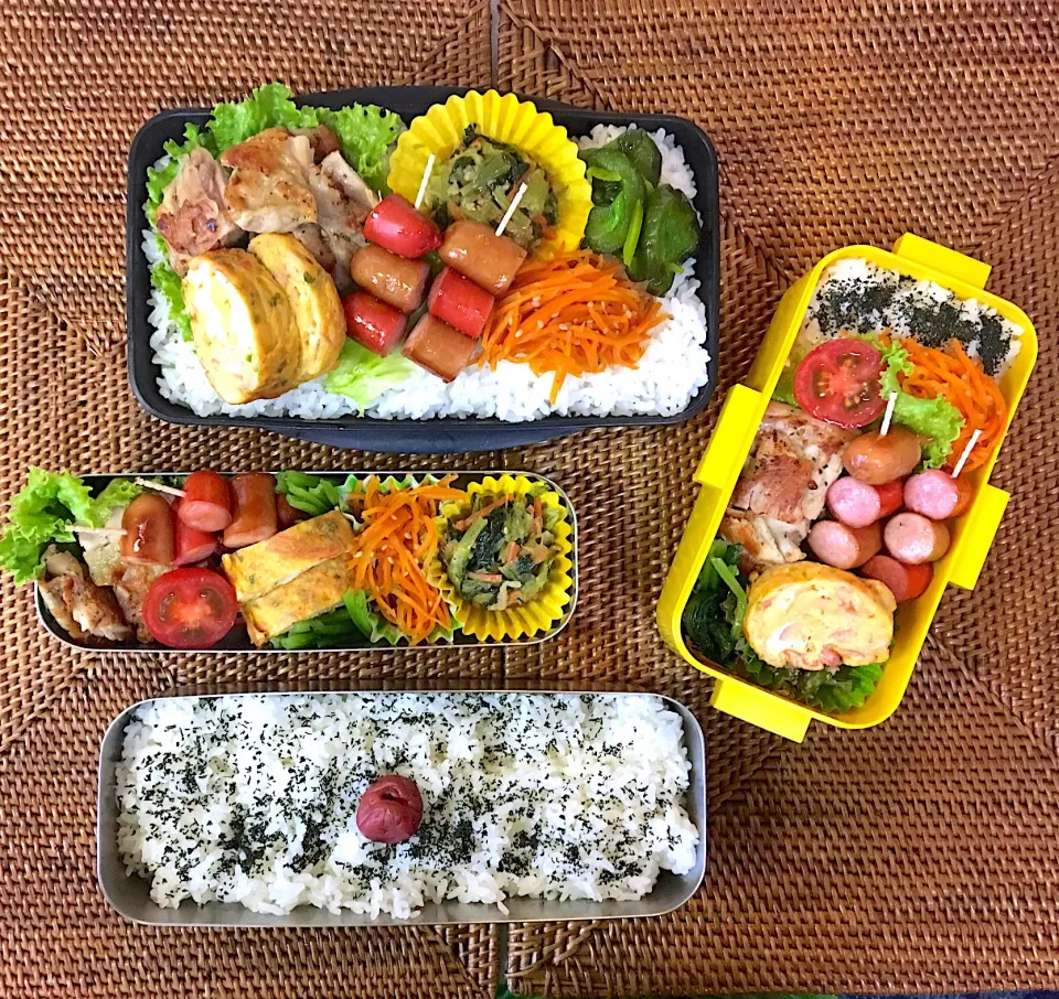 Snapdishの料理写真:#中高生弁当  #父ちゃん弁当  #のっけ弁当|よちこさん