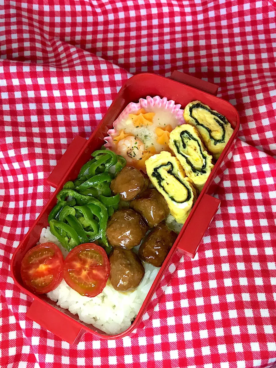 Snapdishの料理写真:7/13 #中1女子弁当 #部活弁当|みぽりんさん