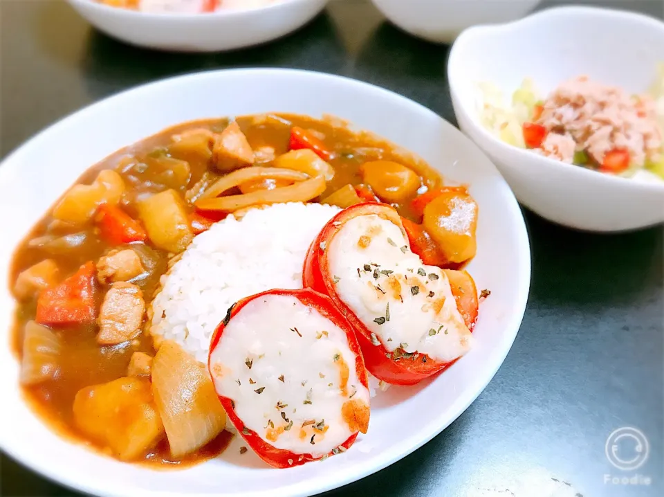 定番の野菜カレー（ピーマンも入ってるよ）|笠原 涼さん