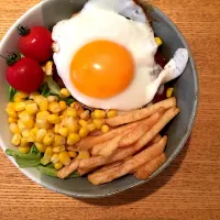 Snapdishの料理写真:ロコモコ丼|あんなさん