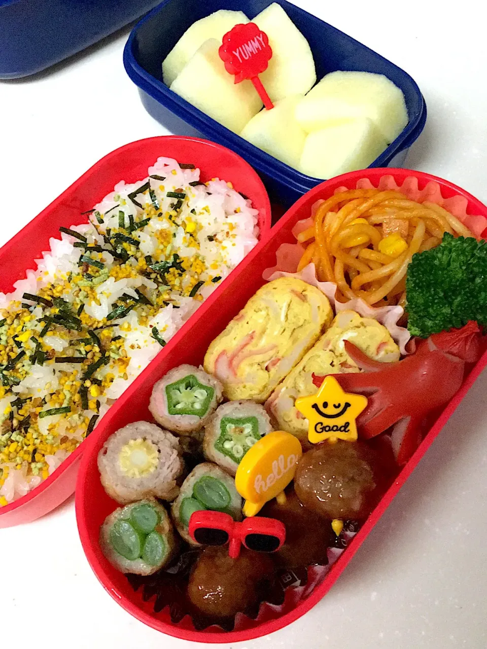 Snapdishの料理写真:7月14日学童お弁当♡|ゆうこさん