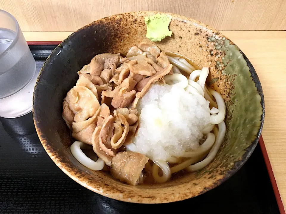 冷やしおろし肉うどん|しのぶさん