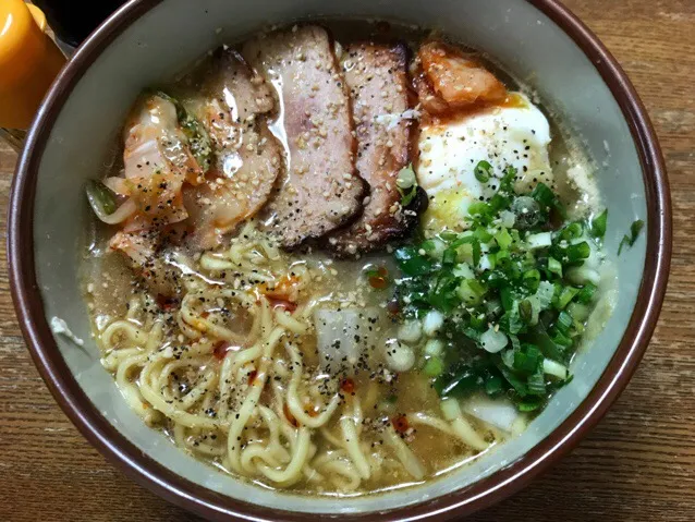 Snapdishの料理写真:#マルちゃん正麺 🍜、味噌味❗️ (﹡´◡`﹡ )✨|サソリさん