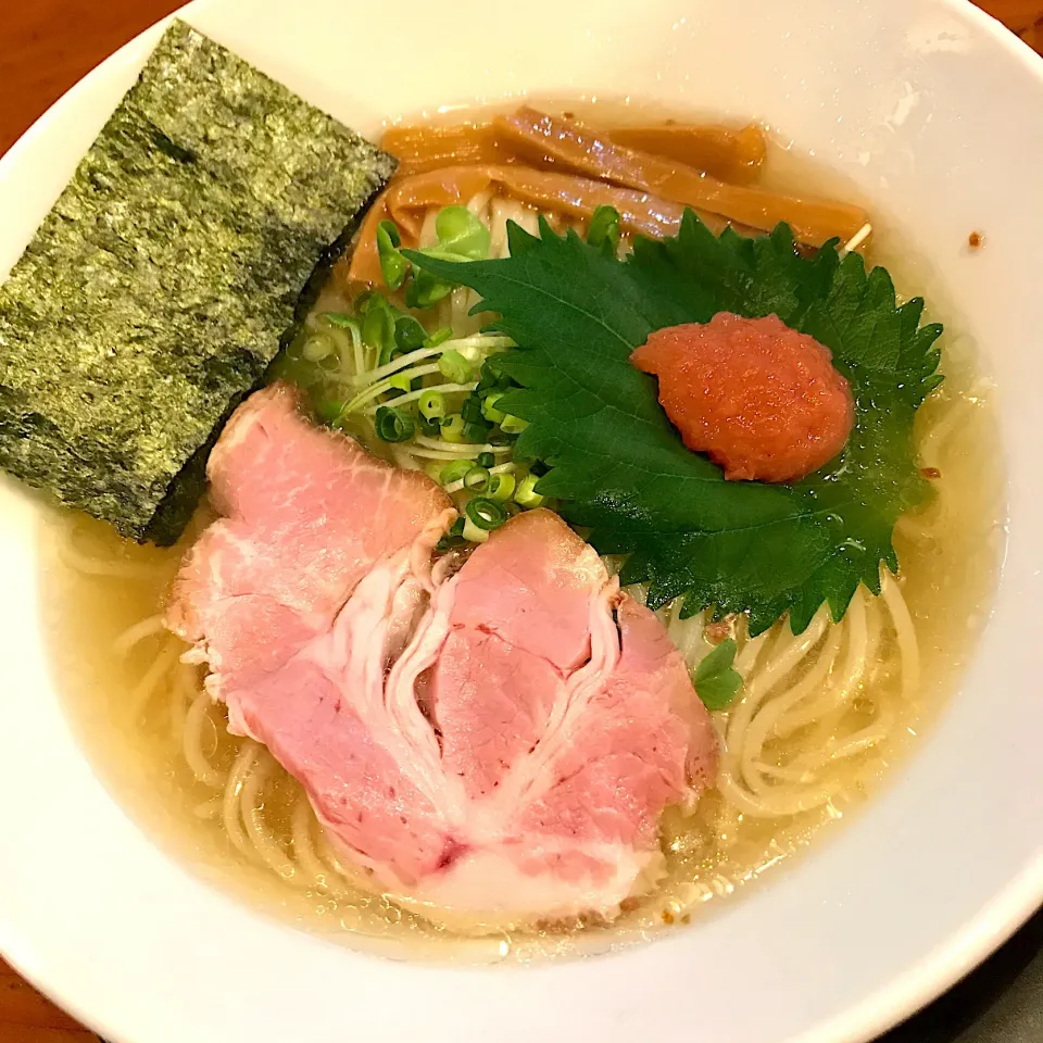 自然派らーめん神楽＊梅の香塩ラーメン(冷)|Miki Takeuchiさん