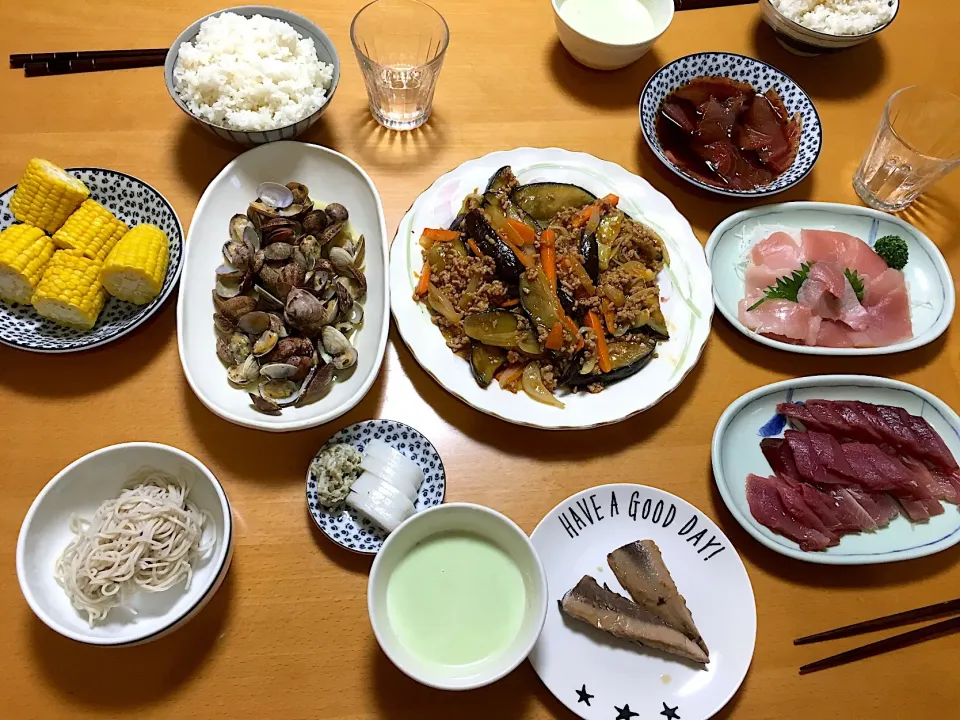 Snapdishの料理写真:昨日の夜ごはん☆2018.7.14.|kimikimiさん