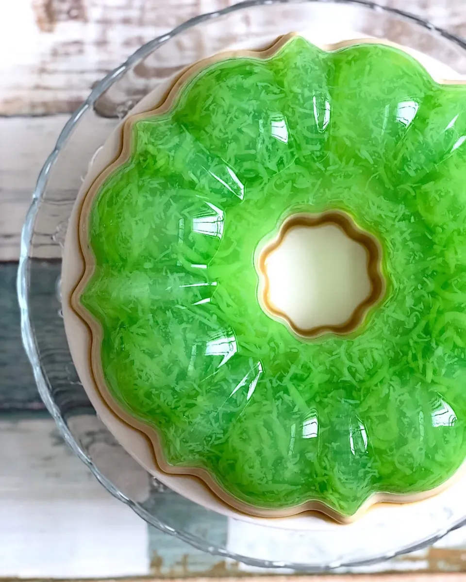 Pandan gula melaka coconut chendol agar agar|12Dragonさん