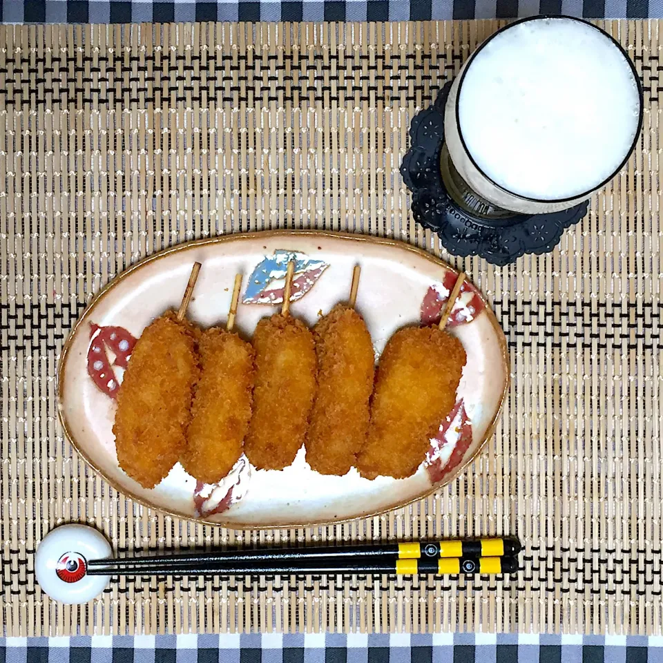 Snapdishの料理写真:串カツ!  (^-^)|Kei Satoさん