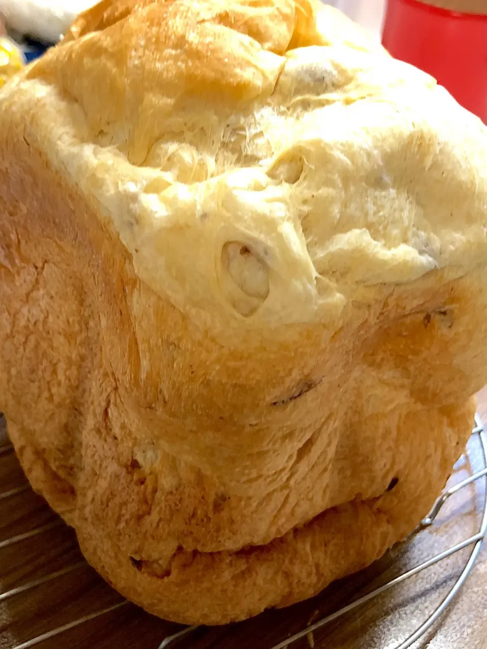 レーズン食パン🍞焼き上がりました！|三姉妹のママさん