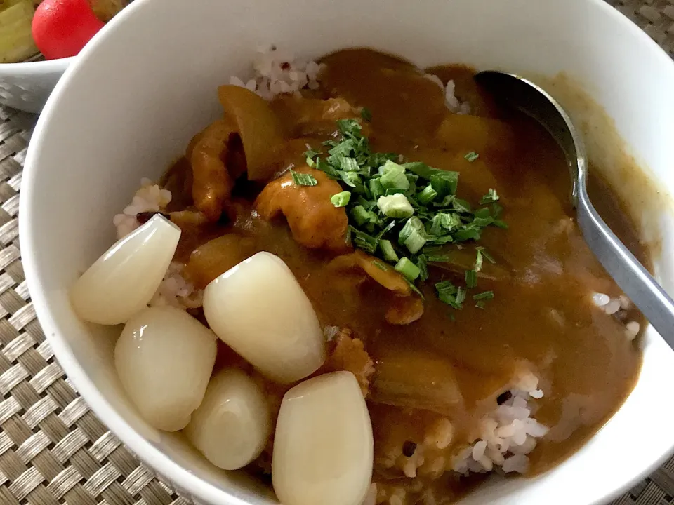 和風出汁カレー丼
甘らっきょう添え|yumyum😋さん