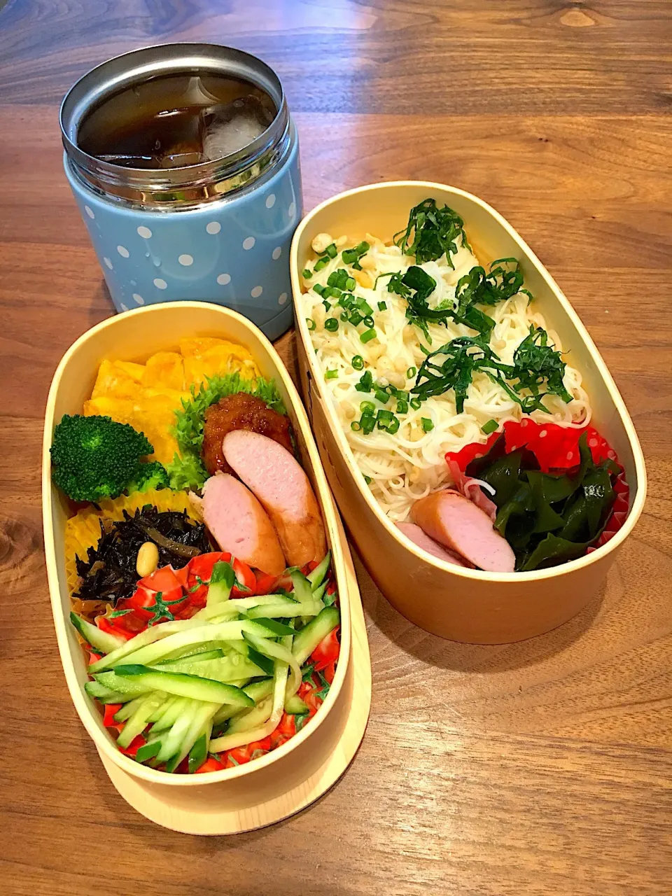 2018.7.17.職場のお弁当❣️ #そうめん弁当|りいたあさん