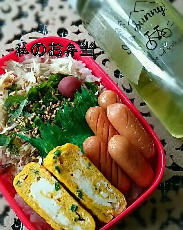 #節約お弁当
さばの                                         ごましそフレークお弁当🍱|kimi=kimi🌼Kitchenさん