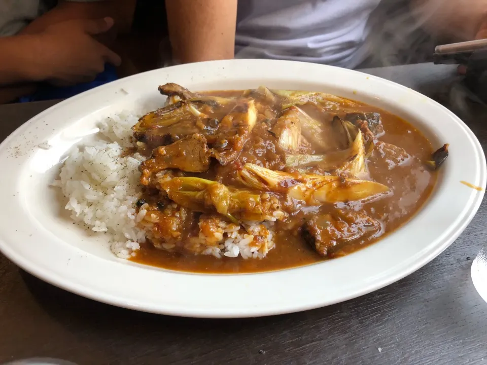 長男くんセレクト、ねぎとんカレー🍛|いく❤️さん