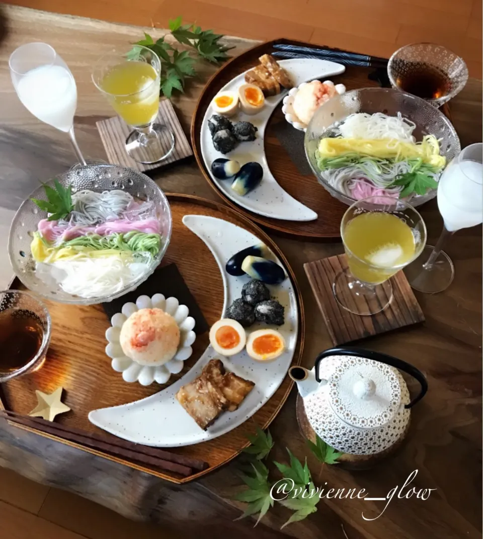 いろいろ素麺|vivienne_glowさん