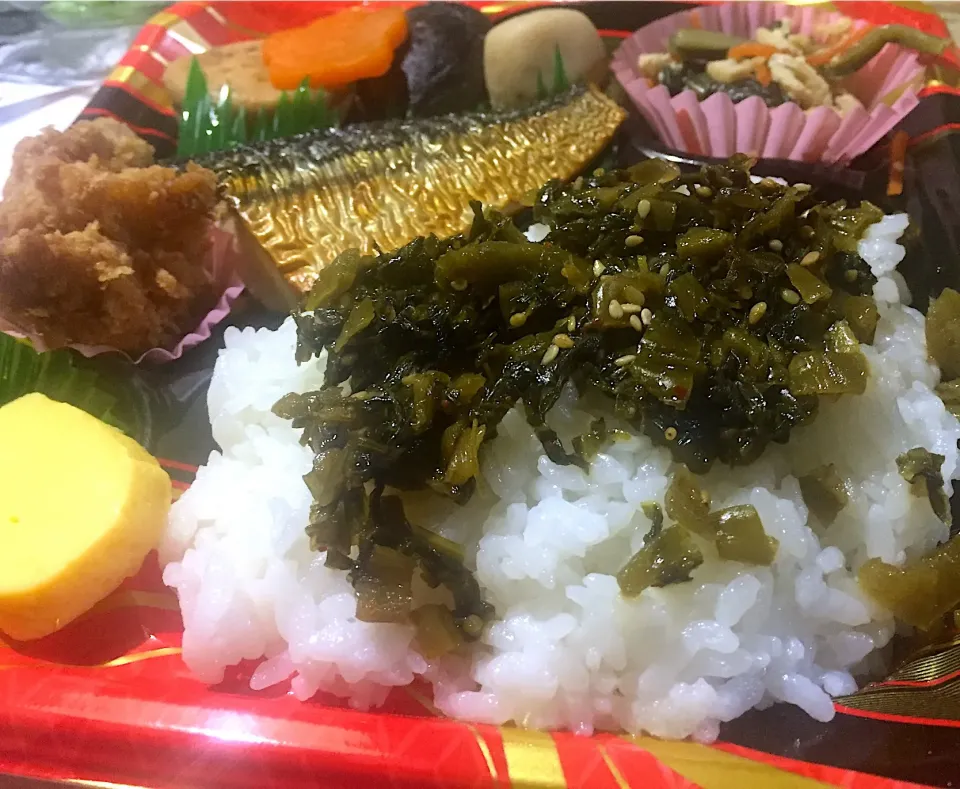 Snapdishの料理写真:高菜弁当|Shin_chanさん