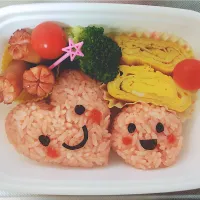 ハートちゃんとマルくんのお弁当🍱💗●|Mizzyさん