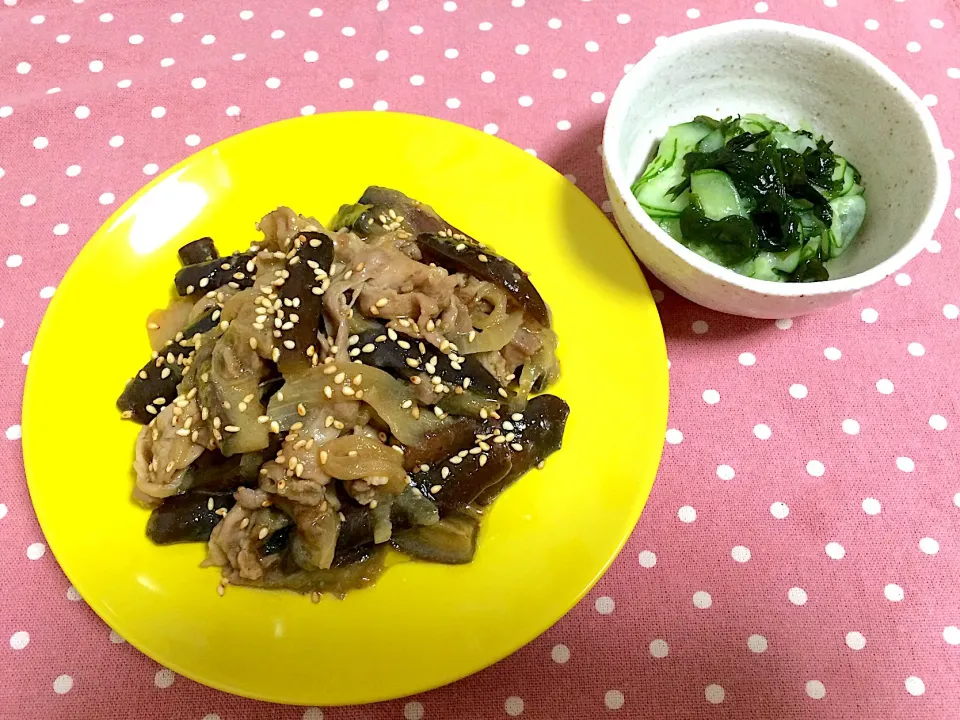 豚肉と茄子の生姜焼き|ゆぴさん