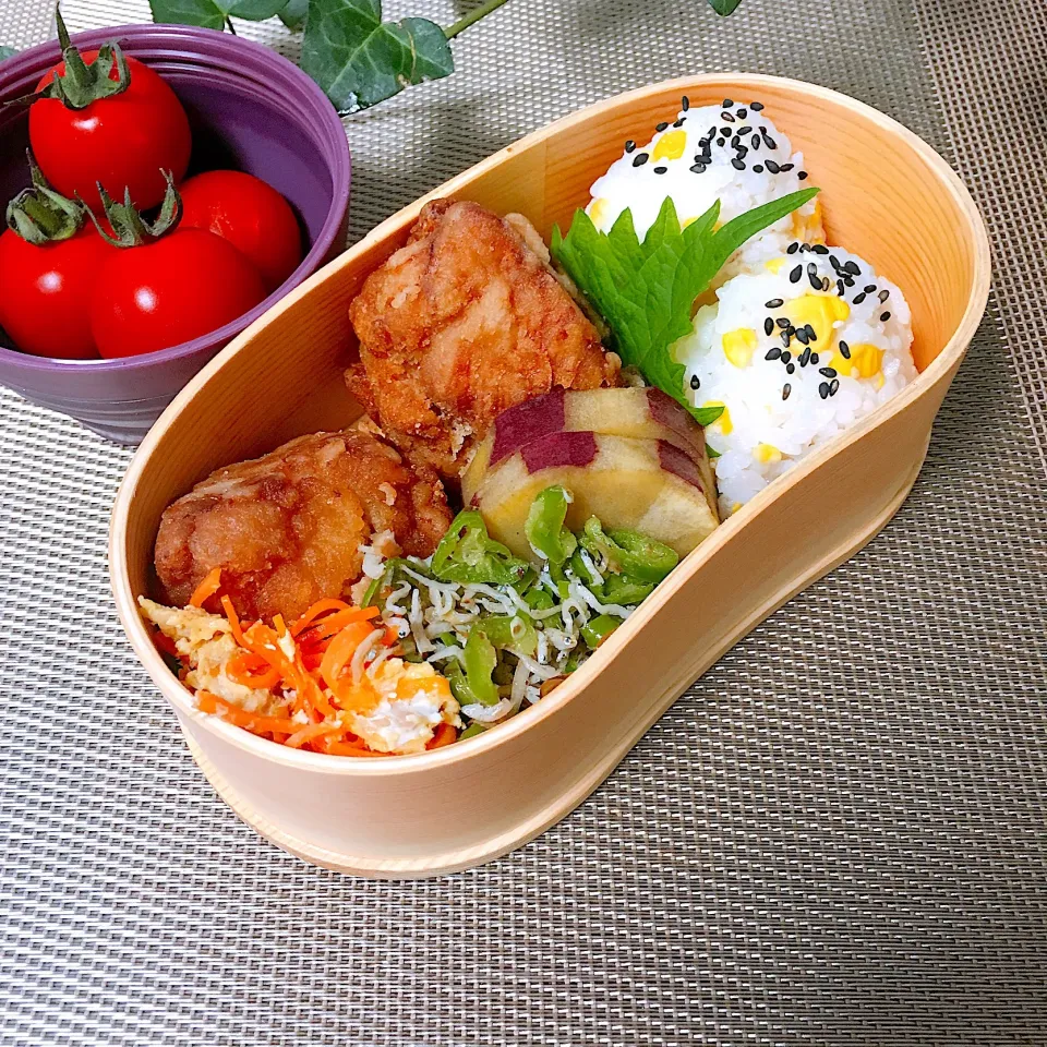 2018.7.19 today's obento唐揚げ弁当😋|YummyKさん