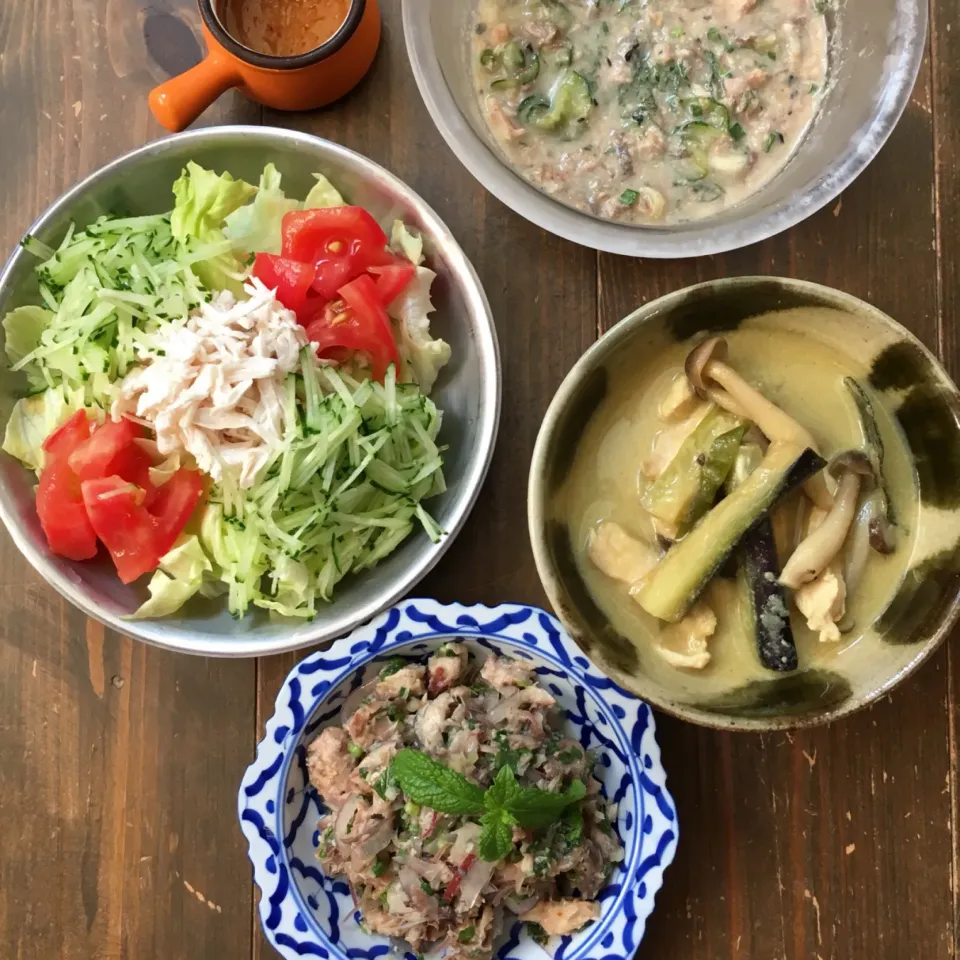 鶏ムネ肉1枚と鯖缶ひと缶でʕ-̼͡-ʔ #節約料理|七海さん