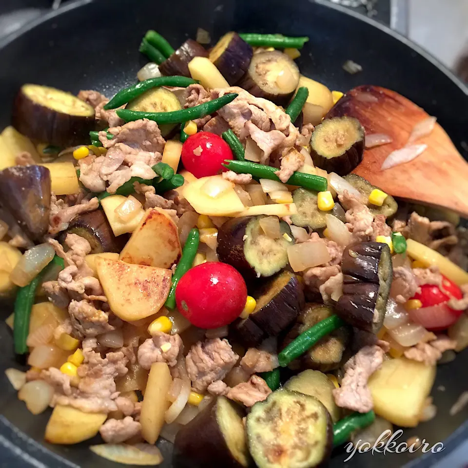 野菜炒め☆カレー風味|yokkoiroさん