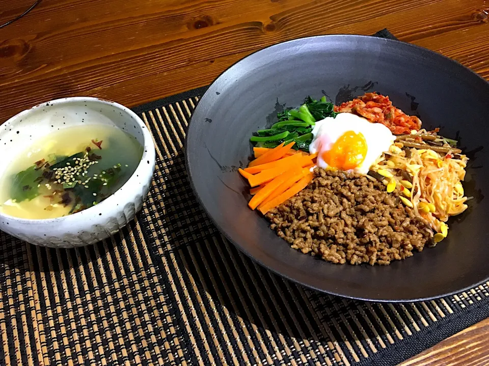 ビビンバ丼|ばあばさん