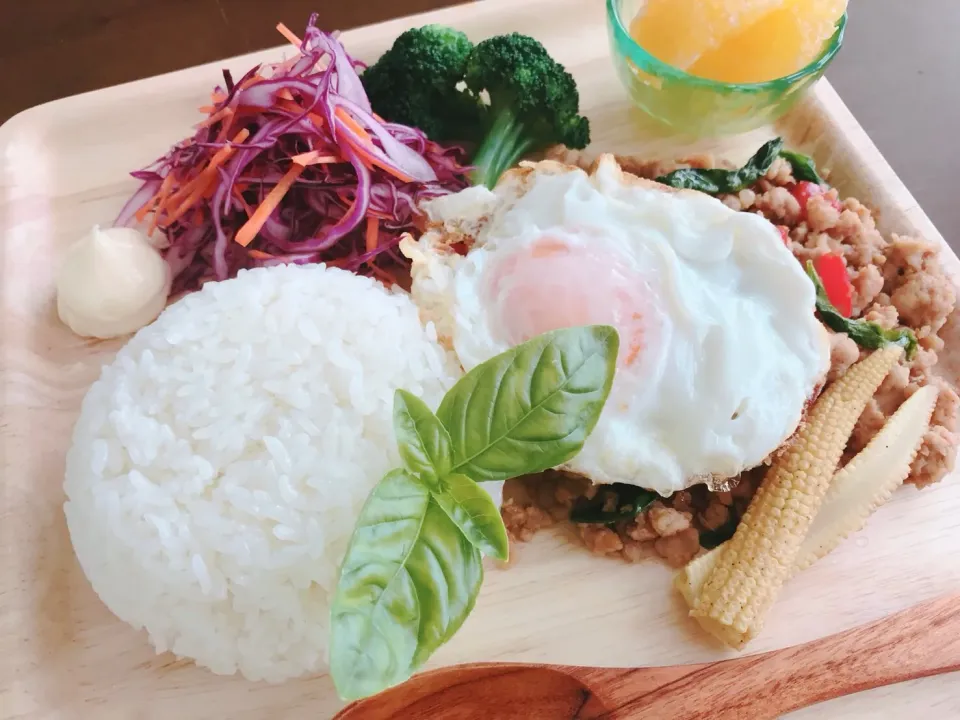 Snapdishの料理写真:おうち ガパオランチ|♡CANA♡さん