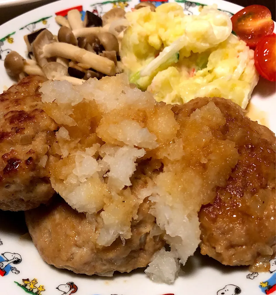 Snapdishの料理写真:#びっくりドンキー風#和風#ハンバーグ ♡|mama.さん