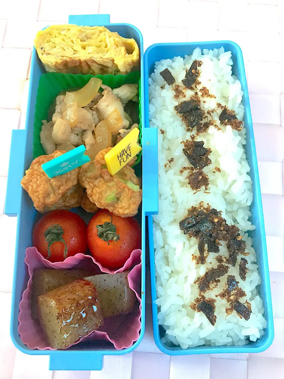 今日のお弁当 #🍱  #中学生弁当  #lunchbox  #お弁当|かれんさん