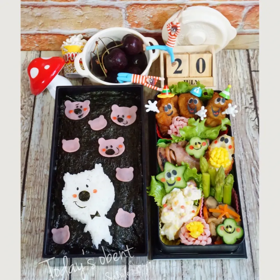 クマ🐻どっとお弁当(♥´꒳`*)(*´꒳`♥)|La-Jule Sa8さん